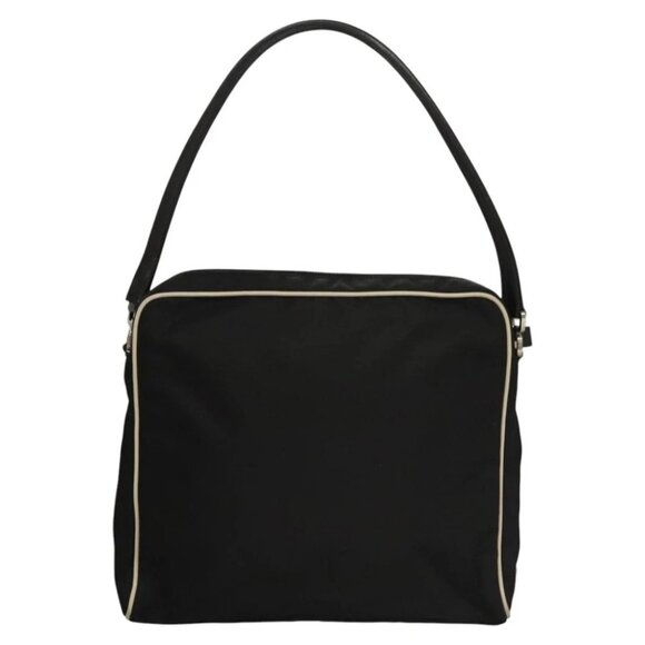PRADA Shoulder Bag Nylon Black - Picture 2 of 15
